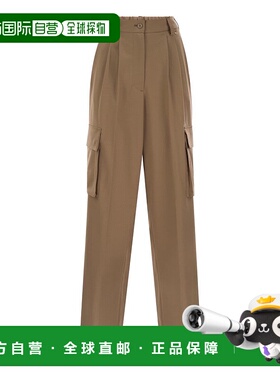 HERNO 女士休闲裤 PT000066D2157 AW2024 驼色