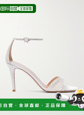1h可退 潮奢 Gianvito Rossi 吉安维托 罗西 女士 Rania 85 水晶