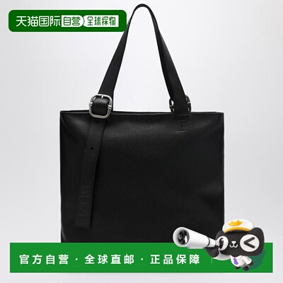 1h可退 LOEWE 男士手提包 BB22LTTX01LE1100 SS2026 黑色托特包