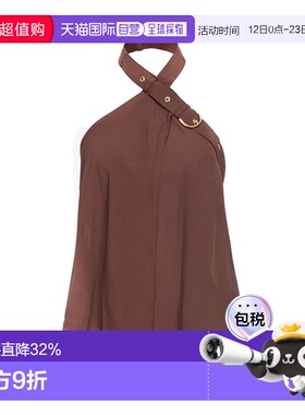 PINKO 女士斗篷 103099A1O6L74BROWN SS2024 深棕色