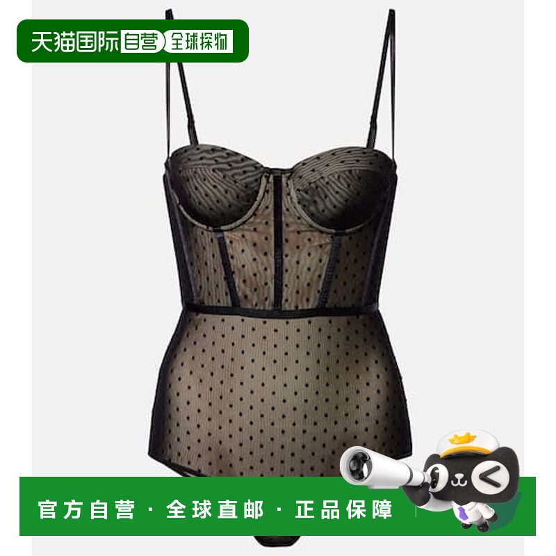 潮奢 ZIMMERMANN 女士 圆点网纱连体衣 black黑色 舒适时尚