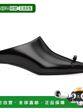 1h可退 潮奢 Jil Sander 吉尔 桑达 女士 黑色 Mule 中跟鞋 J16WX