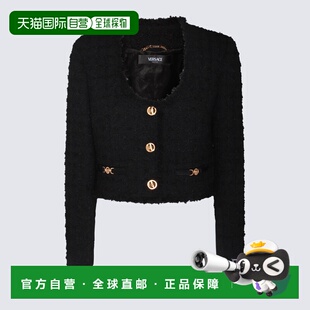 AW2024 10157441A100961B000 黑色 女士夹克 VERSACE