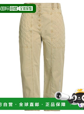 潮奢 ULLA JOHNSON 女士 休闲长裤 green绿色 舒适时尚