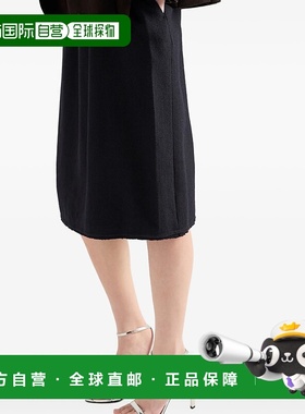 PRADA 女士半身裙 P134ZGSOOO18DEF0008 AW2025蓝色包臀裙 A字裙