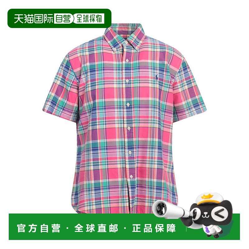 1h可退 潮奢 Polo Ralph Lauren Polo 拉夫 劳伦 男士 格纹衬衫