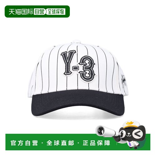 Y-3 女士帽子 26PKR8937WHT SS2026 白色 Y-3 white pinstripe tw