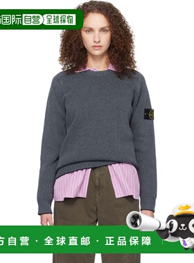 1h可退 潮奢 Stone Island 石头岛 女士 灰色 5100033 Plated Rib