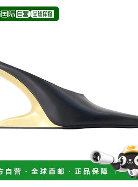 1h可退 ALEXANDER WANG 女士芭蕾乐福鞋 30425M001 AW2025 黑色