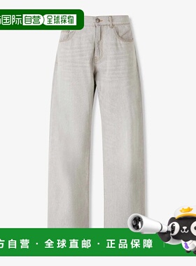 PALM ANGELS 男士牛仔裤 PMYA049F25DEN0010505LIGHTGREY直筒裤