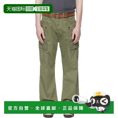 潮奢 ralph lauren rrl 拉夫 劳伦RRL 男士 绿色 Herringbone Fie