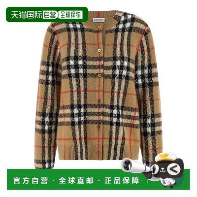 BURBERRY 女士针织衫 8116947 AW2025 浅棕色 Clara Cardigan羊绒
