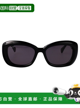 MAX MARA 女士太阳镜 ELIZABETH101A AW2025 黑色 Sunglasses