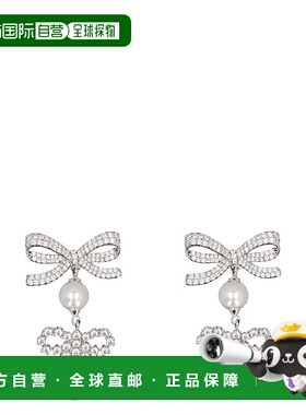 1h可退 SELF-PORTRAIT 女士耳饰 RS26629ESLSILVER CO 银色