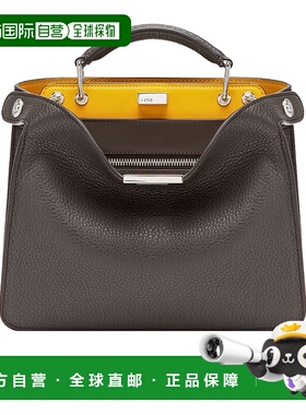 FENDI 男士手提包 7VA530AFC3F1RI7 SS2025 黑色 Peekaboo ISeeU