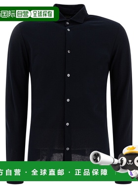 ZANONE 男士衬衫 815137ZG380Z0542 SS2025 蓝色 Shirt