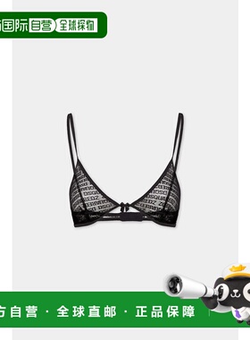 DSQUARED2 女士文胸 D8R085840001 SS2025 黑色 TRIANGLE BRA吊带