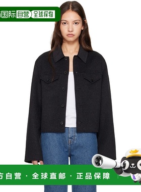 1h可退 潮奢 Filippa K 女士 灰色 Short Wool Cashmere 夹克 301