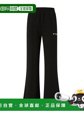 PINKO 女士休闲裤 105724A2URZ99 AW2025 黑色 松紧腰休闲裤