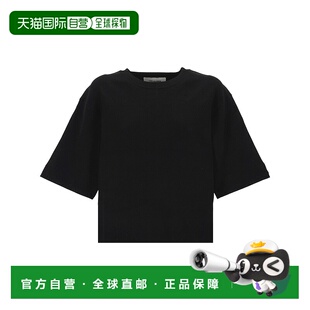 SALOMON 女士 and 1h可退 T恤黑色T恤 YVES Polos 25EYH5035 潮奢