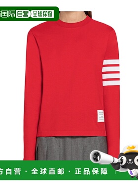 THOM BROWNE 女士T恤 FJS103G07862600 SS2024 红色长袖
