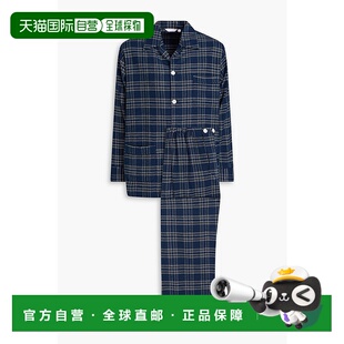 Rose Derek 德里克 罗斯 格纹棉质法兰绒睡衣套 1h可退 男士 潮奢