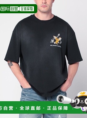 1h可退 AMIRI 男士T恤 AMJYTE1232CO001 AW2025 黑色男装