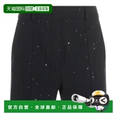 潮奢 SIBERIA MaxMara 1h可退 麦斯玛拉 女士 黑色羊毛短裤 25211