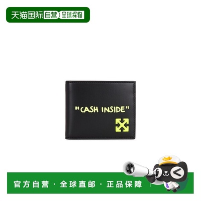 1h可退 潮奢 off-white 女士 Jitney Quote 二摺钱包 OMNC098F25L