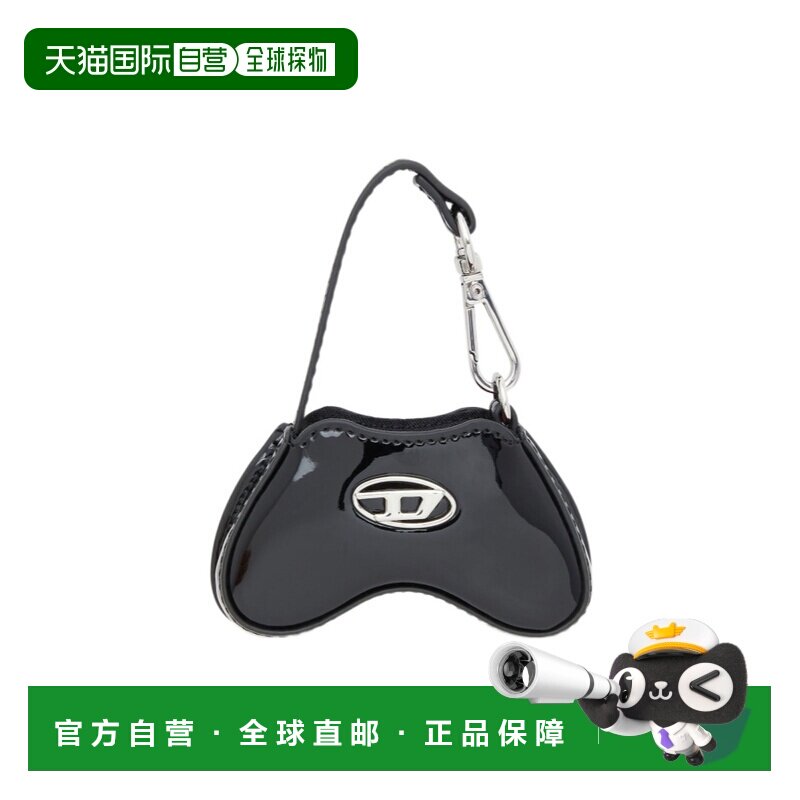 1h可退 DIESEL 女士单肩包 X10582P6255HA881 SS2026 黑色 带镜子图片