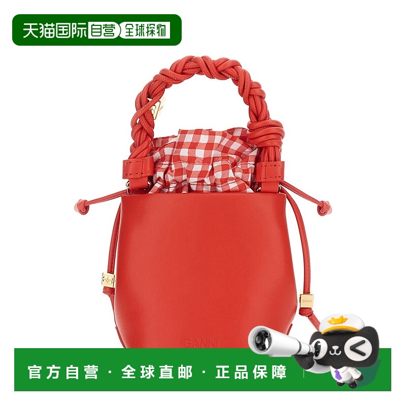 1h可退 GANNI 女士斜挎包 A6701847 AW2025 红色