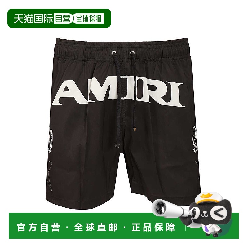 1h可退 AMIRI 女士短裤 AMBOSW1003BLACK SS2026 黑色 AMIRI SPOR