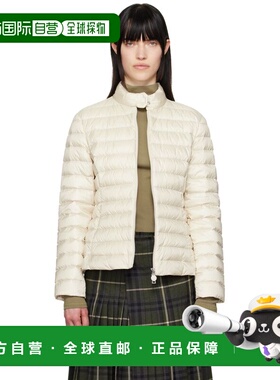 1h可退 潮奢 Moncler 盟可睐 女士 灰白色 Igelle Short 羽绒夹克