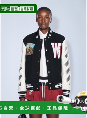 潮奢 off-white 女士 Wo Soundsystem 运动夹克 OWEK006F25FAB003