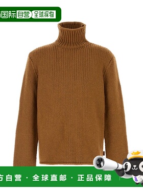 LOEWE 男士针织衫 H526Y14KMQTAN AW2025 驼色 Camel wool sweate
