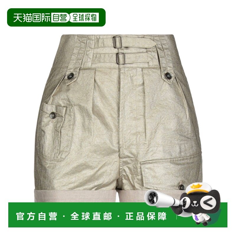 潮奢 Saint Laurent 圣罗兰 女士 牛仔短裤休闲裤,女装/女士精品,牛仔裤,淘宝优惠券,粉丝福利购,淘宝优惠卷