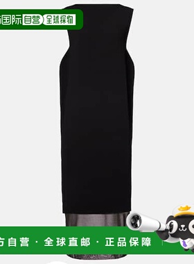 1h可退 潮奢 KHAITE 女士 Malik 长款连衣裙 black黑色 舒适时尚