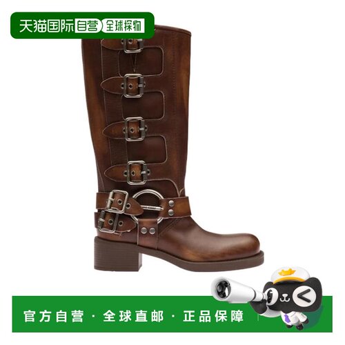 MIU MIU 女士高跟鞋 5W792D3F33FM050F0038 CO 绿色厚底鞋