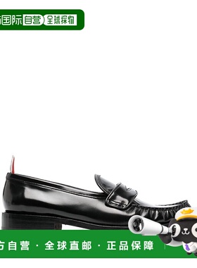 1h可退 潮奢 Thom Browne 汤姆 布朗 男士 SPAZZOLATO 褶裥乐福鞋