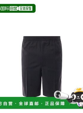 GIVENCHY 男士短裤 BM51GY1558001 AW2024 黑色 Virgin wool berm