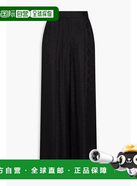 1h可退 潮奢 Simkhai 女士 Kyra 蛇纹缎面提花阔腿裤 5234019PBLA