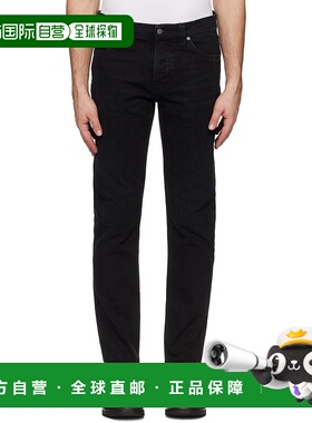1h可退 潮奢 Nudie Jeans 男士 黑色 Solid Ollie 牛仔裤 114785