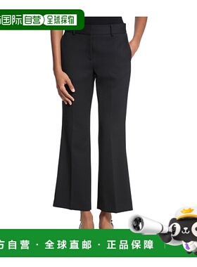 MICHAEL KORS 女士休闲裤 MF530UXF23001 SS2025黑色直筒裤喇叭裤