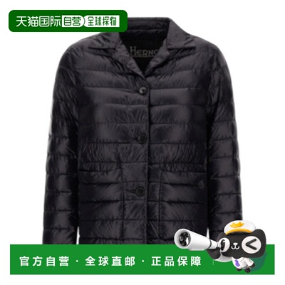1h可退 HERNO 女士羽绒服 PI002215D12017Z9300 SS2026 黑色