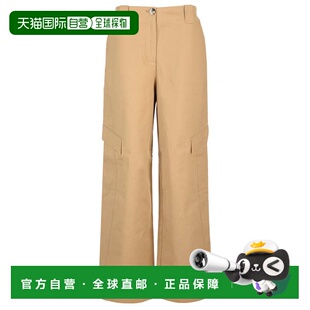 AW2025 F9292177 浅棕色 女士休闲裤 GANNI