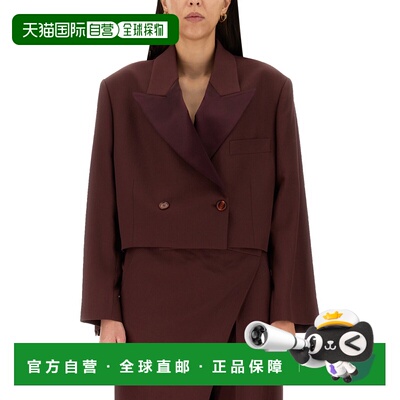 ACNE STUDIOS 女士外套 AH0218 CO 酒红色