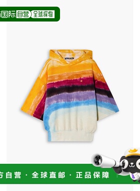 1h可退 潮奢 Acne Studios 艾克妮 女士 刺绣条纹棉质厚绒布连帽