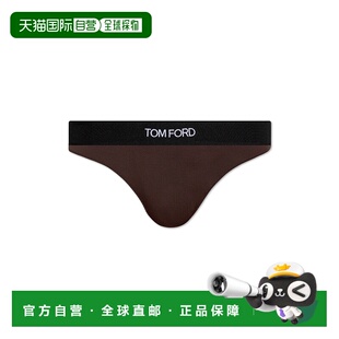 1h可退 TOM FORD 女士内裤 KNJ009JEX011KB915 CO 黑色 徽标内裤