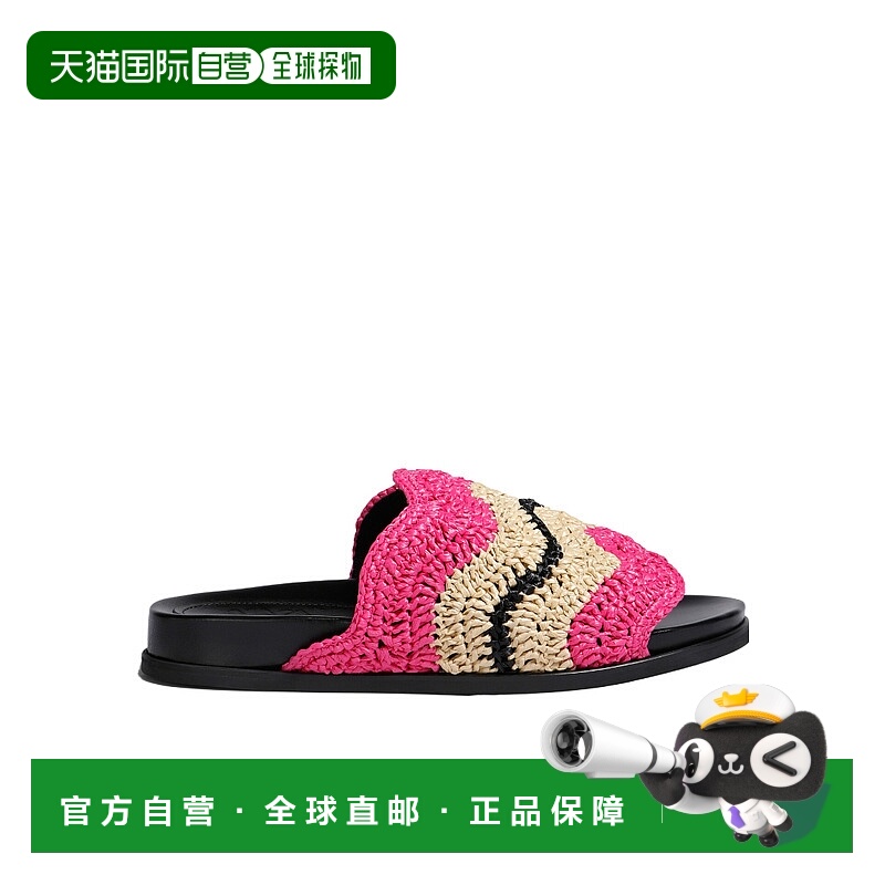1h可退 MARNI 女士凉鞋 FBMS015601P5495ZO542 AW2023 黑色拖鞋