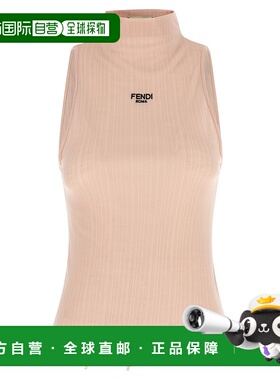 FENDI 女士背心吊带 FS9740AVFEF1T6T AW2025 米白色